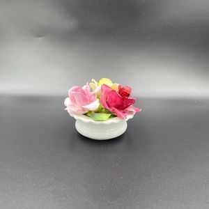 Vintage Crown Staffs England Fine Bone China Rose Bouquet